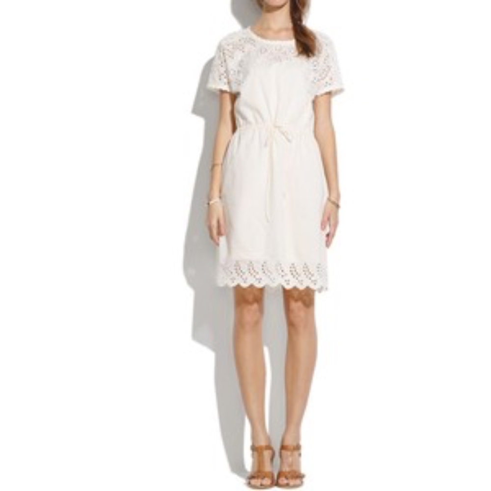 Madewell Eyelet Wildflower Dress, sz 6